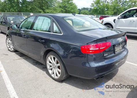2013 Audi A4 2.0T Premium from USA, damaged, VIN WAUFFAFL7DN016718